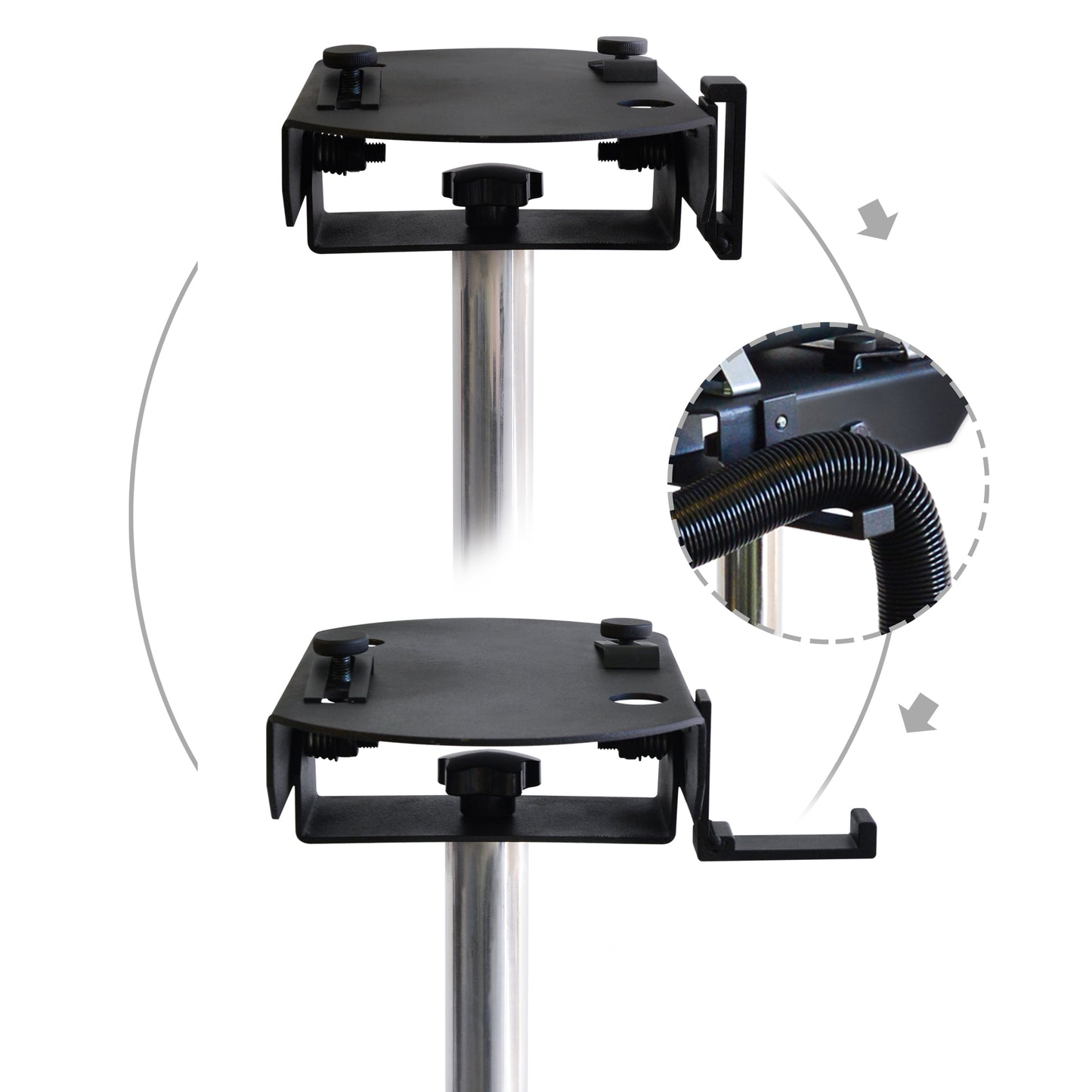 SHELANDY Pet Dryer Stand with Wheels & Hose Holder