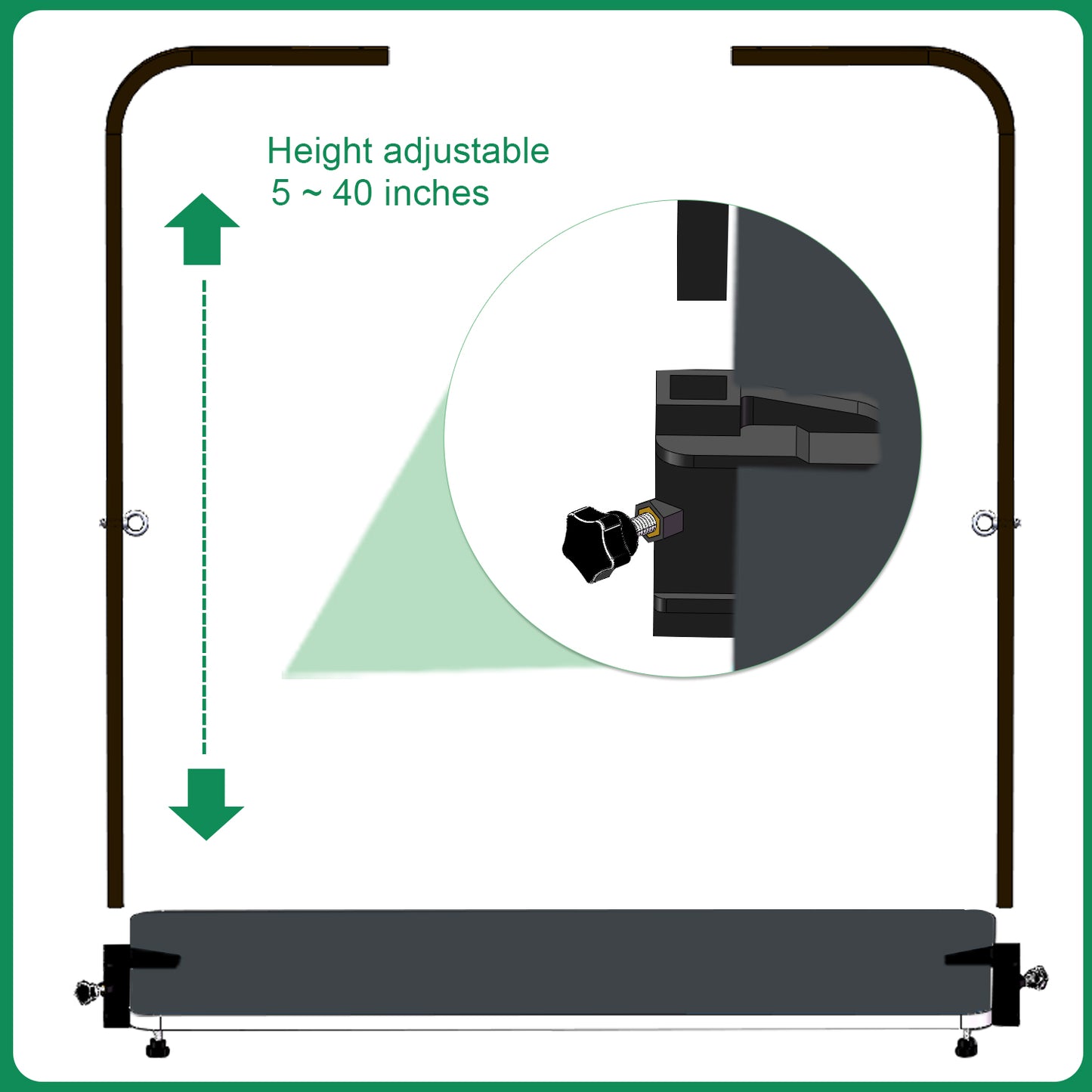 SHELANDY Overhead pet Grooming arm