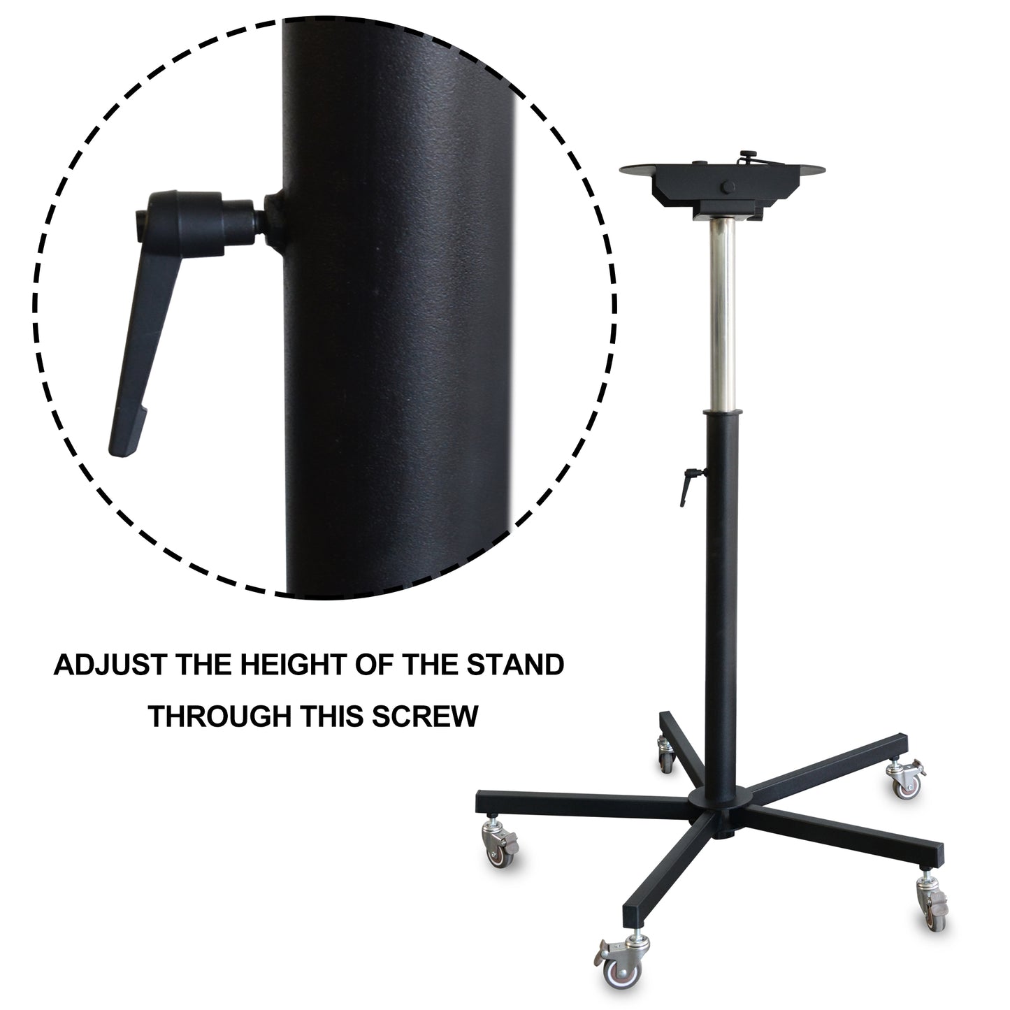 SHELANDY Pet Dryer Stand with Wheels & Hose Holder