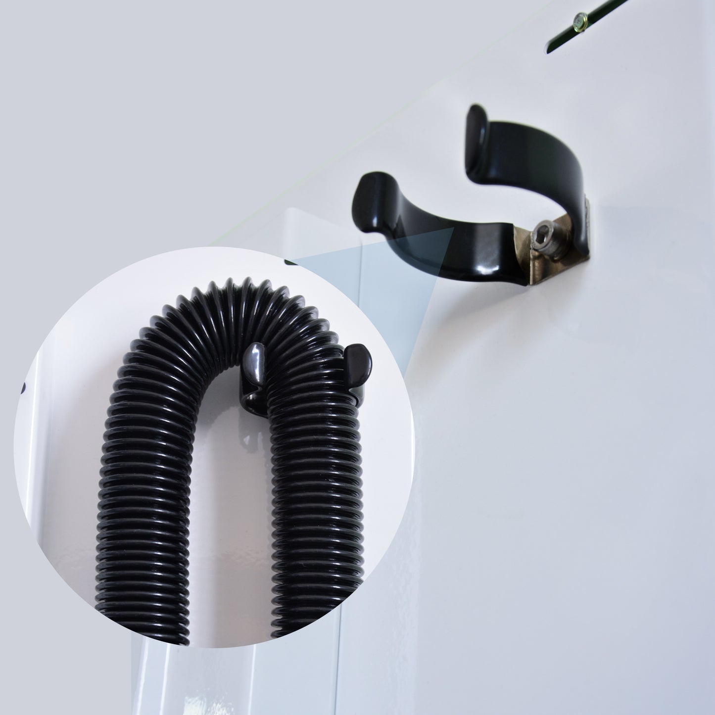 SHELANDY Pet Dryer Wall Mount with Hose Holder | Iron Hanger and bracket compatible to dry wall