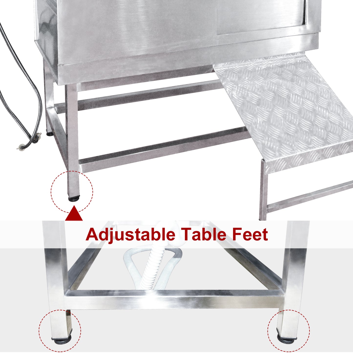 SHELANDY Stainless Steel Professional pet wash station
