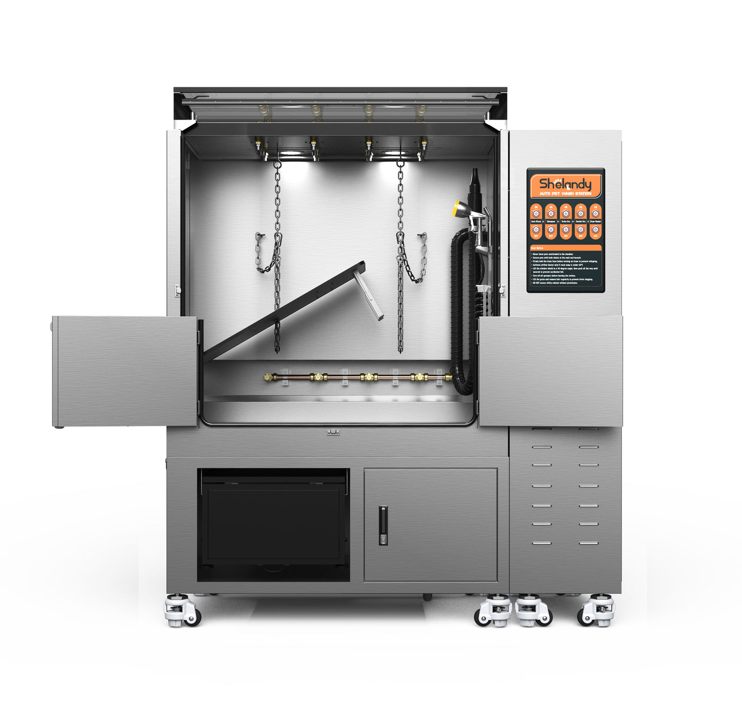 SHELANDY AUTO PET WASH MACHINE - NEW POST - PENDING FINISH
