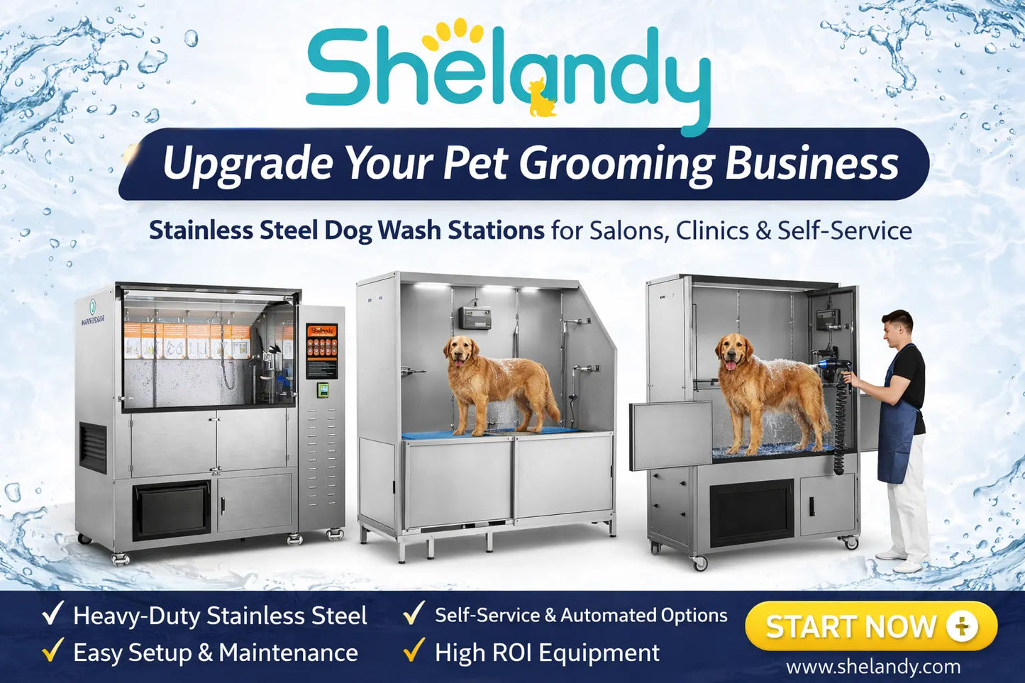 Self service dog wash