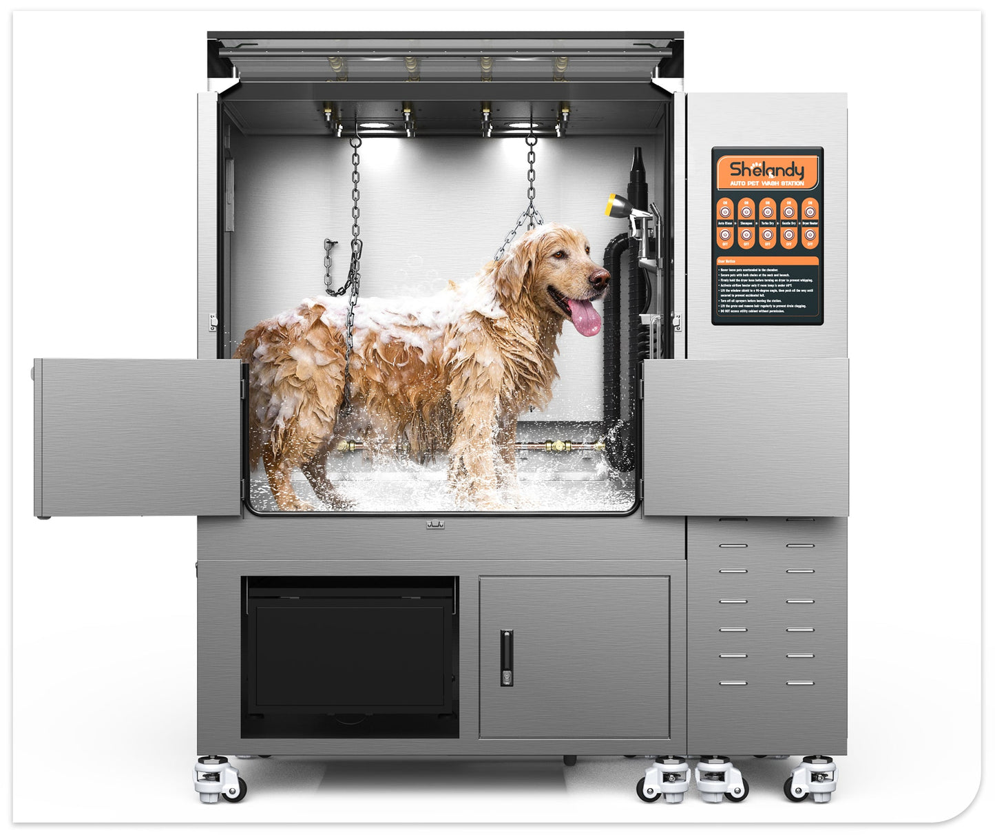 auto pet wash station