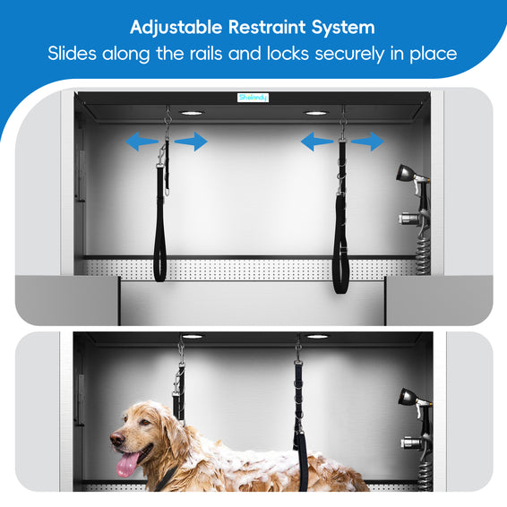 SHELANDY Premium Dog Wash Station Made of Heavy-Gauge Stainless Steel
