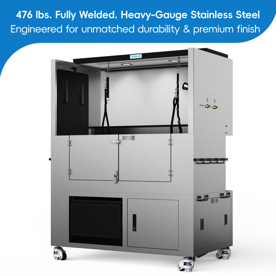 SHELANDY Premium Dog Wash Station Made of Heavy-Gauge Stainless Steel