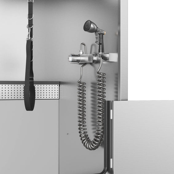 SHELANDY Premium Dog Wash Station Made of Heavy-Gauge Stainless Steel - SHELANDY