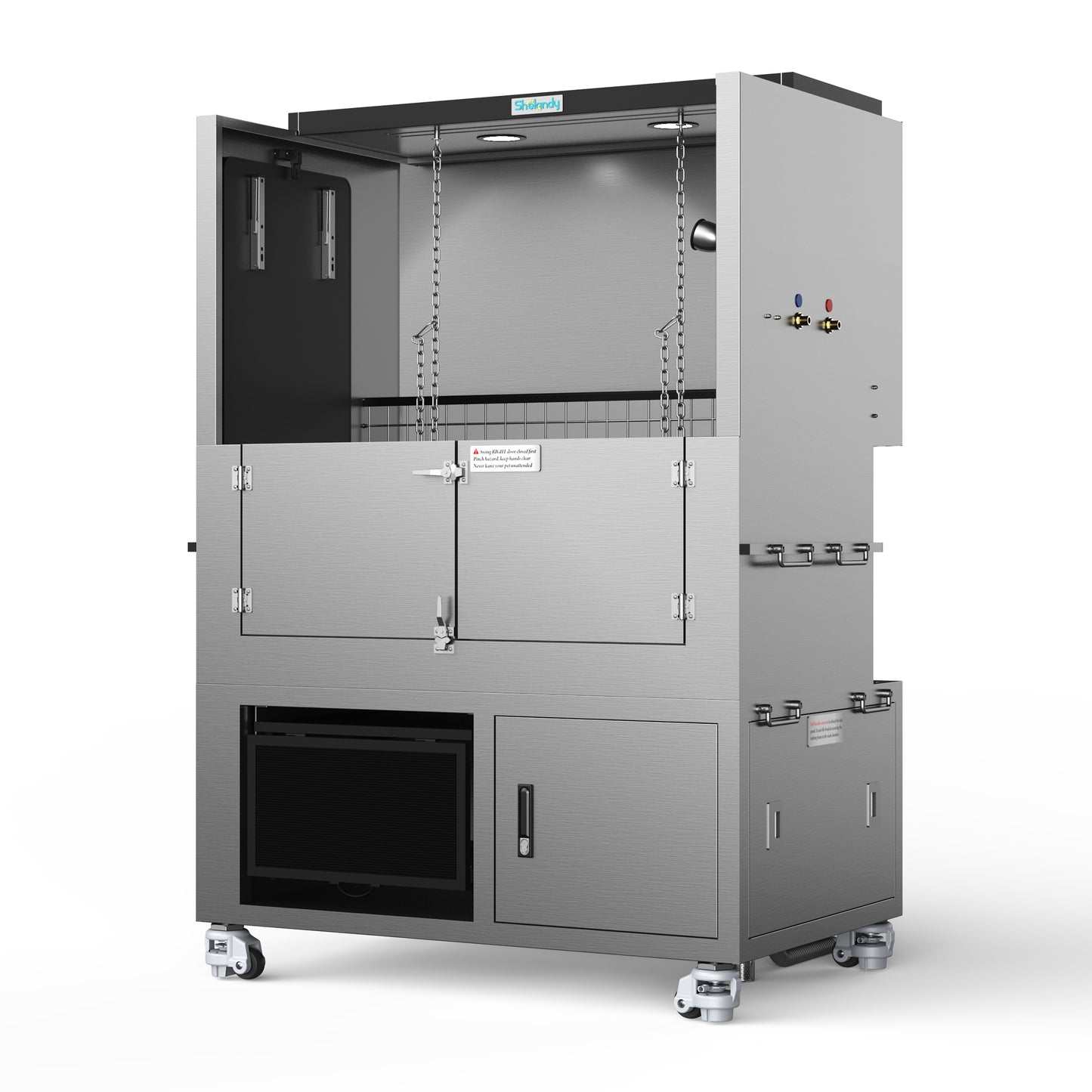 SHELANDY Premium Dog Wash Station Made of Heavy-Gauge Stainless Steel