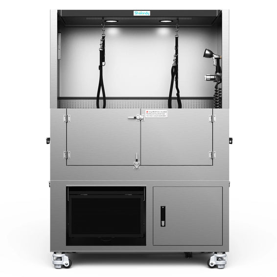 SHELANDY Premium Dog Wash Station Made of Heavy-Gauge Stainless Steel - SHELANDY