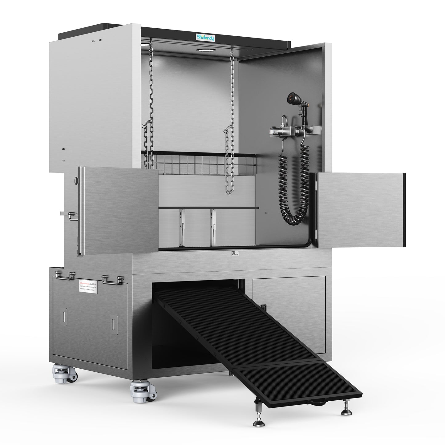 SHELANDY Premium Dog Wash Station Made of Heavy-Gauge Stainless Steel