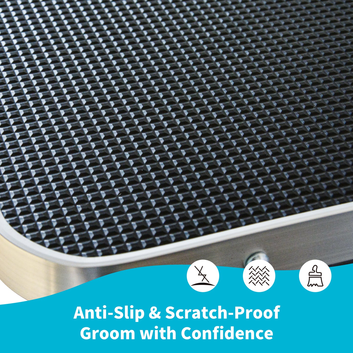 SHELANDY 46-in Pet Dog Grooming Table with Baskets | Groomer Trimming Table for Large Breeds