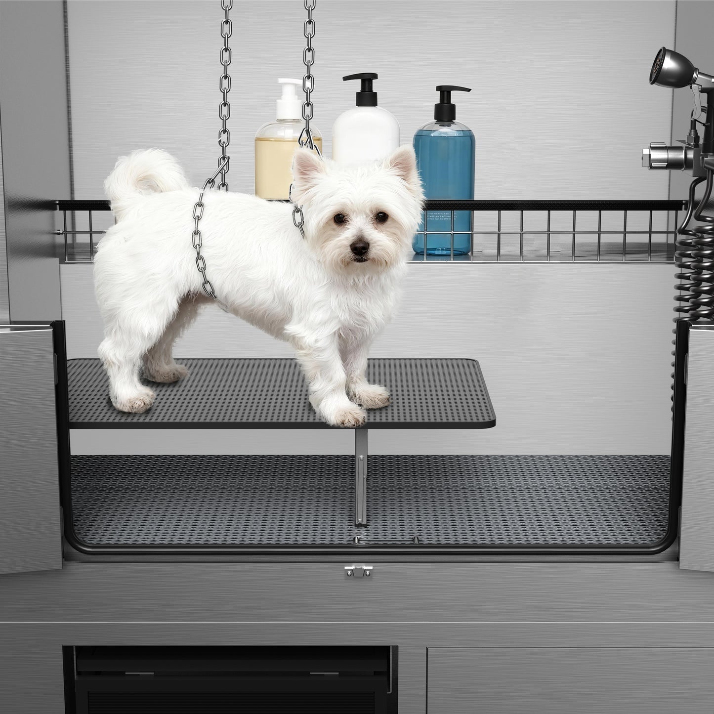 SHELANDY Premium Dog Wash Station Made of Heavy-Gauge Stainless Steel