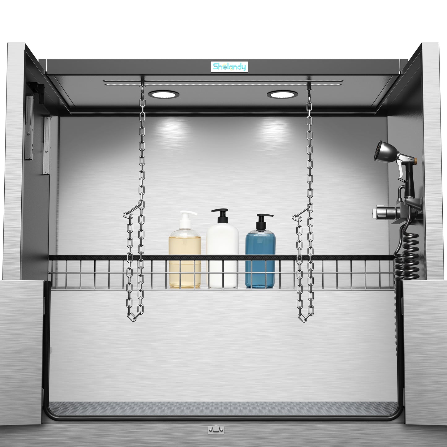 SHELANDY Premium Dog Wash Station Made of Heavy-Gauge Stainless Steel