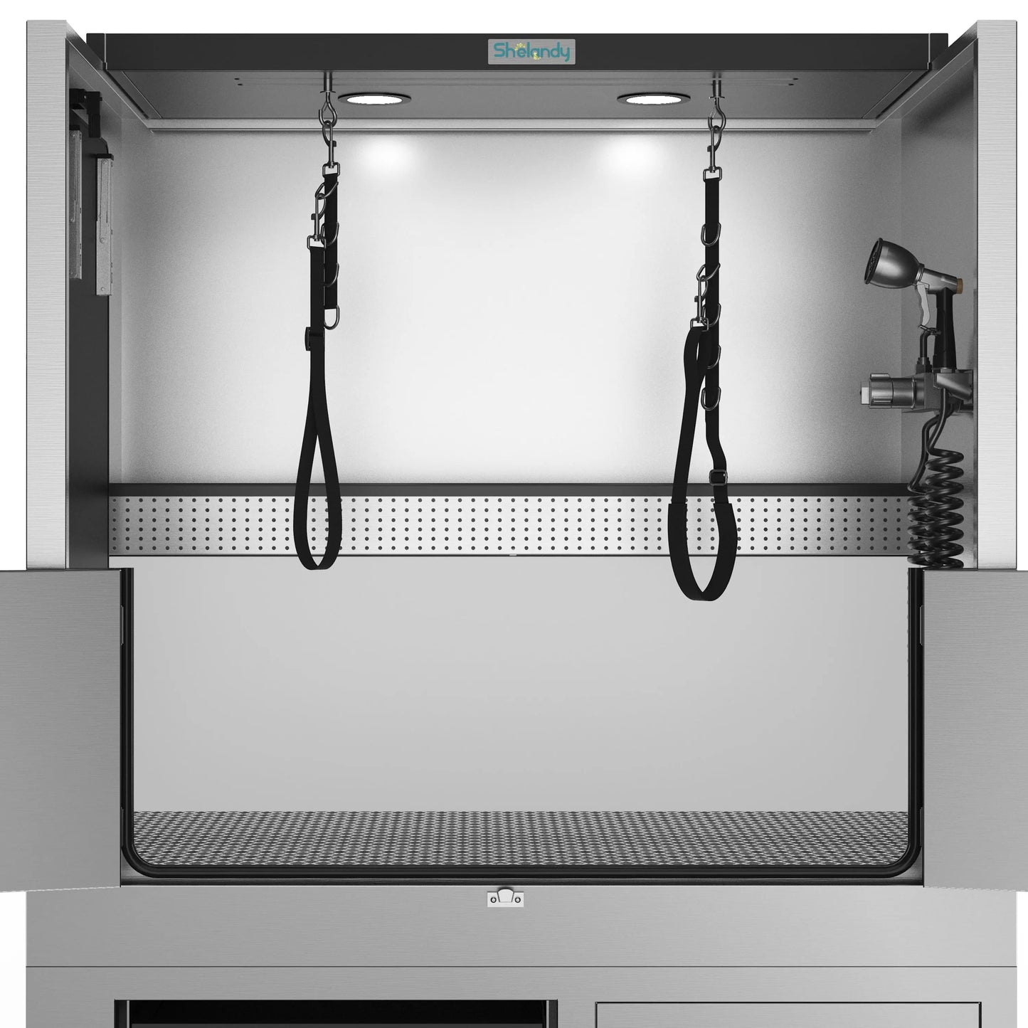 SHELANDY Premium Dog Wash Station Made of Heavy-Gauge Stainless Steel - SHELANDY